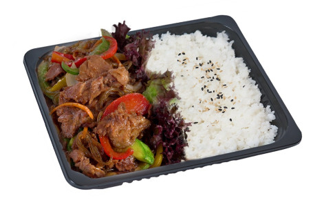 Hán Shì Jiàng Kǎo Niú Ròu Pèi Fàn Beef Bulgogi With Rice