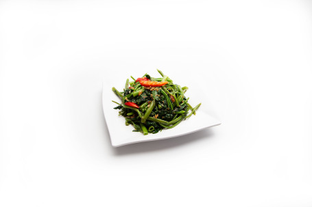 801 Strir-Fried Morning Glory With Garlic Chilli