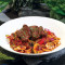 Fettucine With Red Wine Braised Beef Cheeks