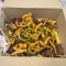 Beef Brisket, Crispy Pepperoni Jalapenos Chip Box.