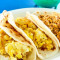 Chorizo And Eggs Taco Flour Tortilla