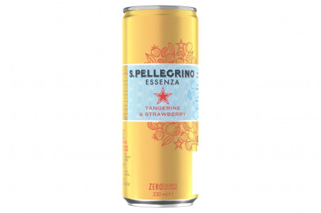 San Pellegrino Tangerine Wild Strawberry Flavoured Sparkling Water 33Cl