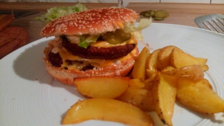 Dobbelt Cheeseburger