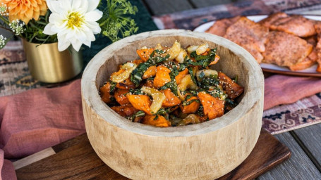 Large Red Chili Glazed Sweet Potato