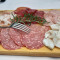 Tagliere Misto Di Salumi E Formaggi, Fritti E Composte Abbinate