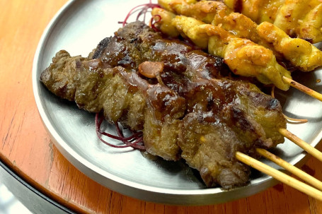 Bbq Satay Beef (6Pcs)