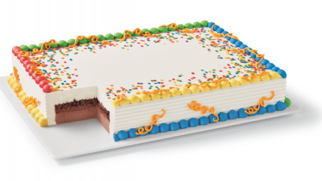 Standard Celebration Cake Dq Cake (10 X 14 Inch Sheet Serves 20-25)