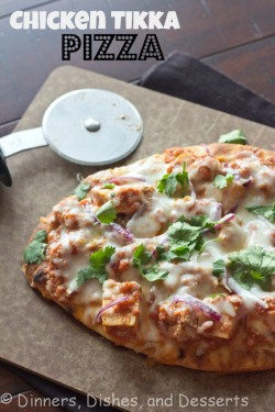 Pizza Kylling Tikka