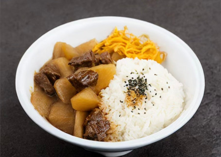 Stewed Beef Brisket With Rice Luó Bo Niú Nǎn Gài Fàn