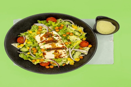 Caribiske Caesar Jerk Halloumi