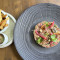 Tartare De Boeuf Charolais, Frites Maison Mayonnaise A L’ail Noir