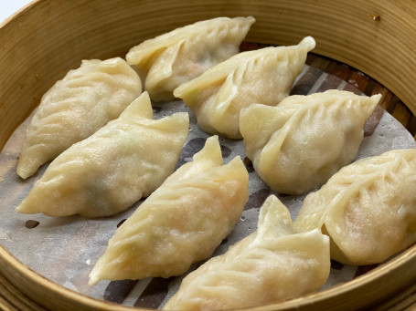 011 Steamed Pork Vegetable Dumplings (8 Pcs) Cài Ròu Zhēng Jiǎo 8Zhǐ