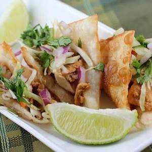 Kylling Wonton Tacos