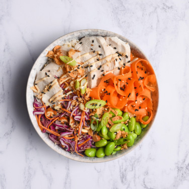 Chicken Poké Bowl Truffle, Teriyaki Or Garlic