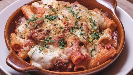 Ovnbagte Rigatoni Frikadeller