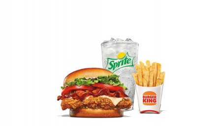 Bacon Og Schweizerost Royal Crispy Chicken Sandwich Meal