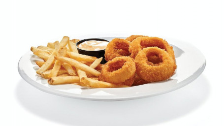 French Fries Onion Rings Sampler