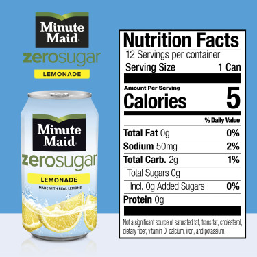 Medium Minute Maid Light Lemonade