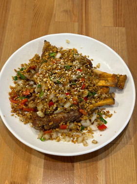 Jiāo Yán Cùn Gǔ Sauteed Spare Ribs With Spiced Salt