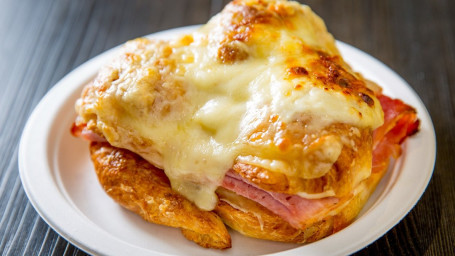 C3. Classic French Ham And Cheese Croissant Sandwich