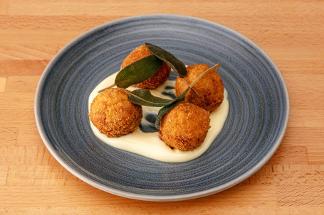 Svampe Mascarpone Arancini (V)