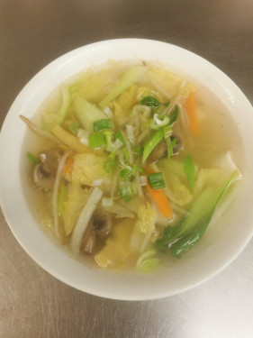 Vegetable& Tofu Soup Zá Cài Dòu Fǔ Tāng