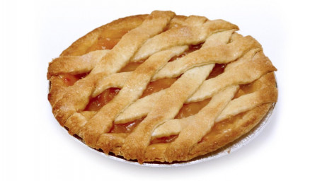 Peach Lattice Pie 8