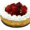 Fresh Strawberry New York Style Cheesecake, 7 Tommer