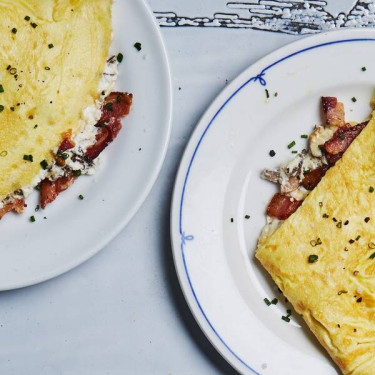 Bacon Og Ost Omelet