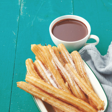 Churros Med Chokolade