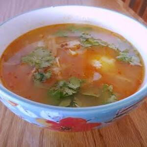 Tom Yum Kyllingesuppe