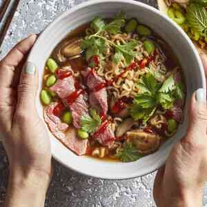 Krydret Oksekød Ramen