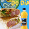 1 Cachorro Quente Duplo 1 Suco Dell Valle Laranja 450Ml