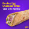 Dobbelt Æg Chatpata Wrap