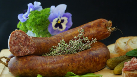 Dobbelt Pølse, Æg Ost Biscuit Måltid