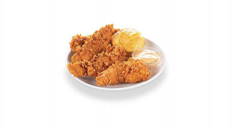 4 Pieces Cajun Tenders, 1 Biscuit, 1 Dipping Sauce