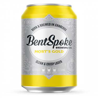 Bentspoke Morts Gold Lager 4 Pack