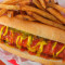 Foster's Famous Grilled 1/4 Lb Hot Dog Basket