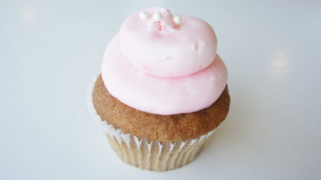 Strawberries And Cream Cupcake