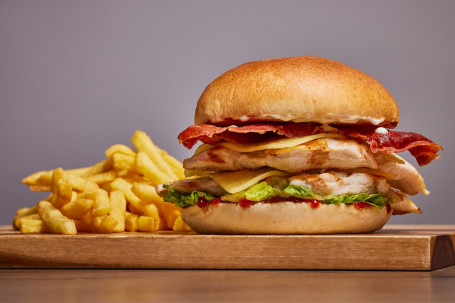 Prezzo Chicken Burger Fries