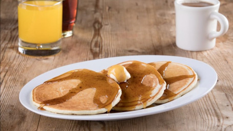 3 Pancakes With Breakfast Meat