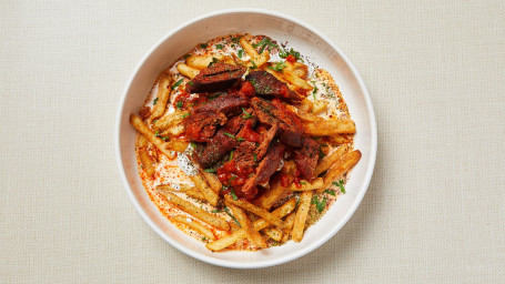 Mediterranean Meatball Fries Bowl