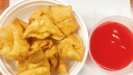 7. Fried Wonton (10) Zhà Yún Tūn