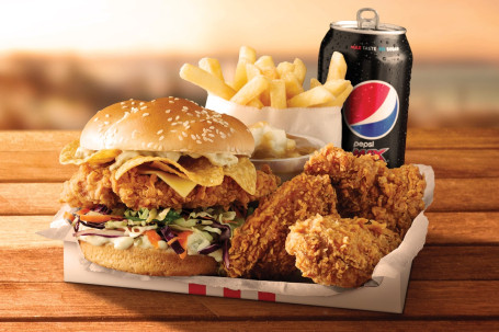 Zinger Crunch Burger 8482; Boks