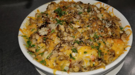 Jerk Chicken Mac Pie Bowl