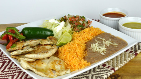 5 Pollo Asado Plate