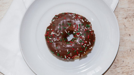 Chocolate Glazed With Sprinkles