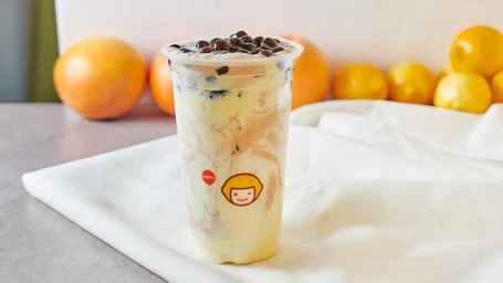 D5. Boba Milk Tea Med Puff Cream