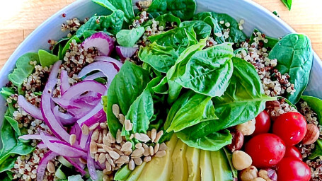 Quinoa Garden Bowl With Ranch Dressing